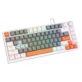 Klawiatura przewodowa SAVIO ASTRAL White OUTEMU White Jade RGB 3 kolory keycapów magnetyczna - 2824336