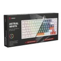 Klawiatura przewodowa SAVIO ASTRAL White OUTEMU White Jade RGB magnetyczna - 2824346