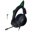 Zestaw słuchawkowy Razer Gaming Kraken Kitty V3 X Przewodowe Nauszne Mikrofon Czarny - 2824367