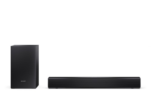 Kompaktowy soundbar Sharp 2.1 z bezprzewodowym subwooferem | Głośnik HT-SBW121 | 240 W | Łączność Bluetooth | Połączenie bezprzewodowe - 2824410