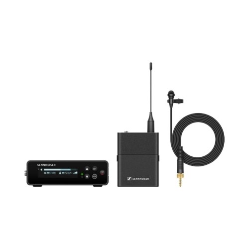 Sennheiser EW-DP ME 2 SET (R4-9) - Zestaw kamerowy z nadajnikiem miniaturowym z mik. ME 2 (dookólny), 552-608 MHz - 2824893