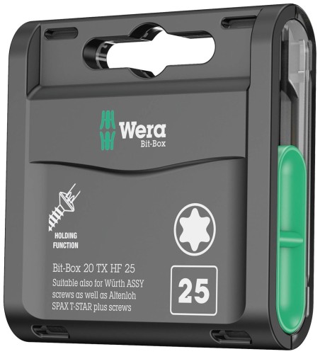 Zestaw Bit-Box 20 TX HF, TX 20MM, 20 sztuk WÜRTH, SPAX - 2825790