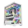MODECOM OBUDOWA VOLCANO STELLAR PLUS ARGB MIDI 8F WHITE - 2826097