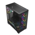 MODECOM OBUDOWA VOLCANO STELLAR PLUS ARGB MIDI 5F BLACK - 2826122