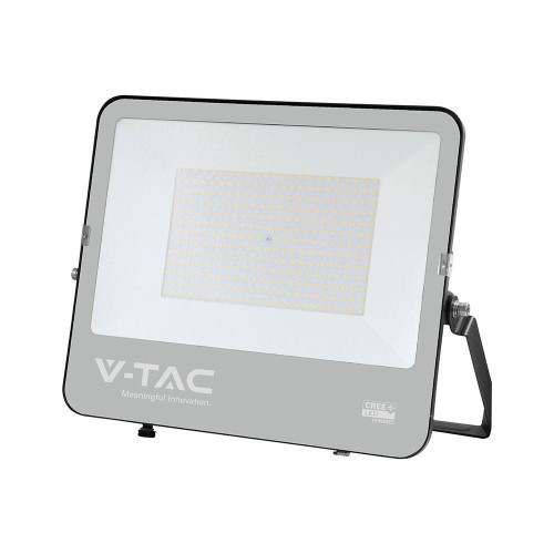 Projektor LED V-TAC CREE CHIP 200W 135lm/W czarna obudowa przewód 1m IP65 VT-44201 4000K 27000lm 6 lat gwarancji - 2826239