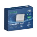 Projektor LED V-TAC CREE CHIP 200W 135lm/W czarna obudowa przewód 1m IP65 VT-44201 4000K 27000lm 6 lat gwarancji - 2826240