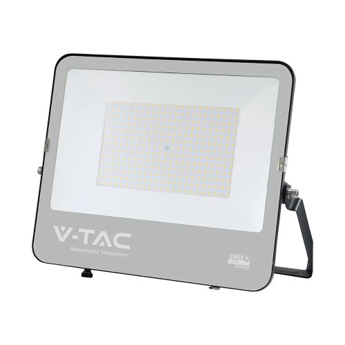 Projektor LED V-TAC CREE CHIP 200W 135lm/W czarna obudowa przewód 1m IP65 VT-44201 6500K 27000lm 6 lat gwarancji - 2826241