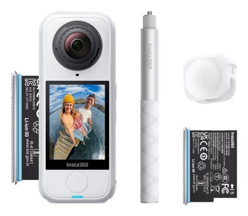 Insta360 X4 Air Starter Bundle (Arctic White) - kamera sferyczna 360° z zestawem akcesoriów - 2826962