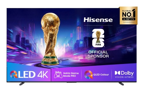 Telewizor Hisense 100E7Q Pro QLED 100" 4K Ultra HD 144Hz VIDAA Dolby Atmos Czarny - 2828690