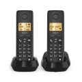 Gigaset PURE 100 duo Telefon analogowy/DECT Nazwa i identyfikacja dzwoniącego Czarny - 2829069