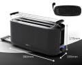 Toster TA 3802 CLATRONIC black - 2831326