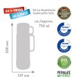 ROTPUNKT TERMOS SZKLANY POJ. 0,750 L, SHINY GRAPE - 2831982