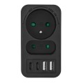 MACLEAN GNIAZDKO PRĄDOWE X2 + 4XUSB, ROZGAŁĘŹNIK Z 2 GNIAZDAMI, 2XUSB A, 2XUSB C PD 20W, 1X16A + 1X6A MCE249 F/B - 2835015