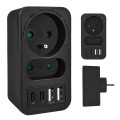 MACLEAN GNIAZDKO PRĄDOWE X2 + 4XUSB, ROZGAŁĘŹNIK Z 2 GNIAZDAMI, 2XUSB A, 2XUSB C PD 20W, 1X16A + 1X6A MCE249 F/B - 2835013