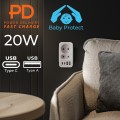 MACLEAN GNIAZDKO PRĄDOWE X2 + 4XUSB MCE249 F/W - 2835026