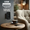 MACLEAN GNIAZDKO PRĄDOWE X3 + 4XUSB, ROZGAŁĘŹNIK Z 3 GNIAZDAMI, 2XUSB A, 2XUSB C PD 20W, 1X16A + 2X6A MCE248 F/B - 2834986