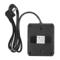 MACLEAN LISTWA ZASILAJĄCA, PRZEDŁUŻACZ 2 GNIAZDA + 3XUSB, 110-240V AC 50/60HZ, 2.1A MAX 2500W, 1.5M, CZARNA MCE387 B - 2835113