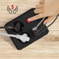 MACLEAN LISTWA ZASILAJĄCA, PRZEDŁUŻACZ 2 GNIAZDA + 3XUSB, 110-240V AC 50/60HZ, 2.1A MAX 2500W, 1.5M, CZARNA MCE387 B - 2835121