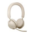 Słuchawki nauszne bezprzewodowe Jabra Evolve2 65 MS Stereo Link380c, beige - 2838632