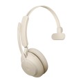 Słuchawki nauszne bezprzewodowe Jabra Evolve2 65 UC Mono Link380a, beige - 2838627