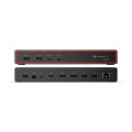 Inteligentna stacja dokująca Lenovo ThinkPad USB4 5500 (z zasilaczem 135 W) | Ilość DisplayPorts: 2 | Ilość portów HDMI: 1 | 100 W - 2836387