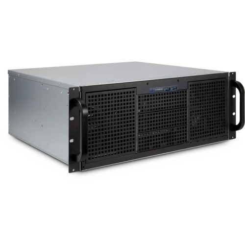 Obudowa komputerowa Inter-Tech 4U 40240, Rack, Serwer, Szary, ATX, micro ATX, Mini-ATX, Mini-ITX, Stal, Alarm, HDD, Sieć, Zasilanie - 2837748