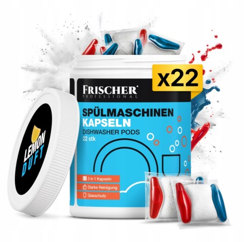 Kapsułki do zmywarki 3in1 Frischer 22szt. - 2833014