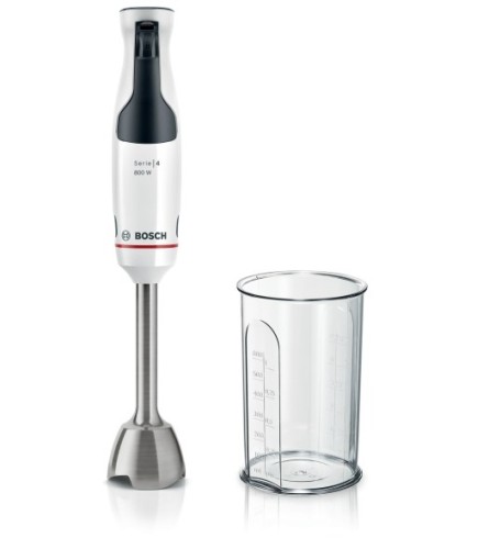 Blender ręczny Bosch MSM4W410 Serie 4 ErgoMaster (800W; biały) - 2830857