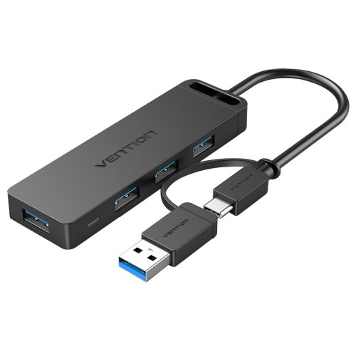 Hub 5w1 USB 3.0 Vention z adapterem USB-C do USB-A - 2838340