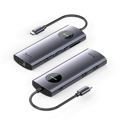 Stacja dokująca Vention 9 w 1 MST USB-C 4K 100W PD 5Gbps - 2836419