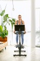 Rower stacjonarny, magnetyczny OVICX Q200X z ekranem dotykowym 15,6" TFT, WIFI bluetooth&app (WYPRZEDAŻ) - 2839180