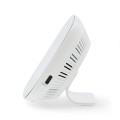 Czujnik jakości powietrza Nedis SmartLife Wi-Fi WIFISA20CBK Czarno-biały - 2833603