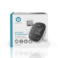 Czujnik jakości powietrza Nedis SmartLife Wi-Fi WIFISA20CBK Czarno-biały - 2833606
