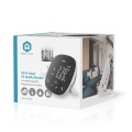 Czujnik jakości powietrza Nedis SmartLife Wi-Fi WIFISA20CBK Czarno-biały - 2833607
