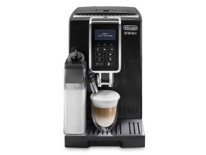 Ekspres ciśnieniowy automatyczny DeLonghi Dinamica ECAM 350.55.B (1450W; kolor czarny) (WYPRZEDAŻ)