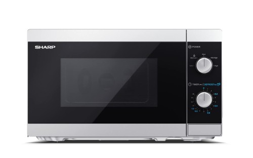 Kuchenka mikrofalowa SHARP YC-MS01E-S (800W; 20l; kolor srebrny) (WYPRZEDAŻ) - 2841305