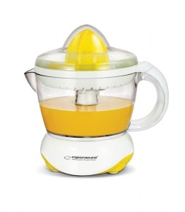 Wyciskarka wolnoobrotowa do cytrusów Esperanza Clementine EKJ001Y (25W; 0,75l; kolor żółty) (WYPRZEDAŻ)