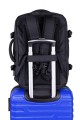 DONAU TRAVEL Plecak Prague, 17", 32l, USB + kabel, czarny - 2832901