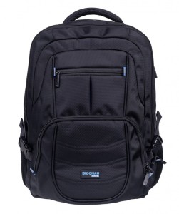 DONAU TRAVEL Plecak Amsterdam, 17", 35l, USB + kabel USB-C, czarny