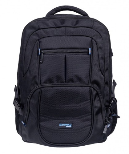 DONAU TRAVEL Plecak Amsterdam, 17", 35l, USB + kabel USB-C, czarny - 2832926