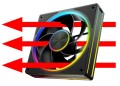 MODECOM VOLCANO LOOP 120 ARGB REVERSE FAN CZARNY - 2842145