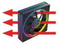 MODECOM VOLCANO LOOP 120 ARGB FAN CZARNY - 2842165