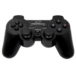 Gamepad Esperanza EG106 (PC, PS2, PS3; kolor czarny) (WYPRZEDAŻ) - 2842332