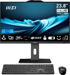 MSI AIO PRO AP242P 14M-682EU i5-14400 23.8" IPS LED FHD Non-Touch Anti-Glare 16GB SSD512GB M.2 AX211 WiFi 6E Windows 11 Pro Black