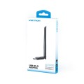 Karta sieciowa Vention AX300 USB Wi-Fi 6 2.4GHz z anteną czarny - 2842575