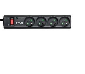 Listwa przeciwprzepięciowa EATON PS4F (4 x UTE; 10 A; kolor czarny) (WYPRZEDAŻ) - 2842641