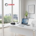 MACLEAN LISTWA ZASILAJĄCA, PRZEDŁUŻACZ 4 GNIAZDA + 3XUSB, 110-240V AC 50/60HZ, 2.1A MAX 2500W, 1,5M, CZARNA MCE392 B - 2835175