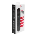 MACLEAN LISTWA ZASILAJĄCA, PRZEDŁUŻACZ 3 GNIAZDA + 3XUSB, 110-240V AC 50/60HZ, 2.1A MAX 2500W, 1,5M, CZARNA MCE394 B - 2835197