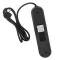 MACLEAN LISTWA ZASILAJĄCA, PRZEDŁUŻACZ 3 GNIAZDA + 3XUSB, 110-240V AC 50/60HZ, 2.1A MAX 2500W, 1,5M, CZARNA MCE394 B - 2835193