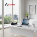 MACLEAN LISTWA ZASILAJĄCA, PRZEDŁUŻACZ 3 GNIAZDA + 3XUSB, 110-240V AC 50/60HZ, 2.1A MAX 2500W, 1,5M, CZARNA MCE394 B - 2835201